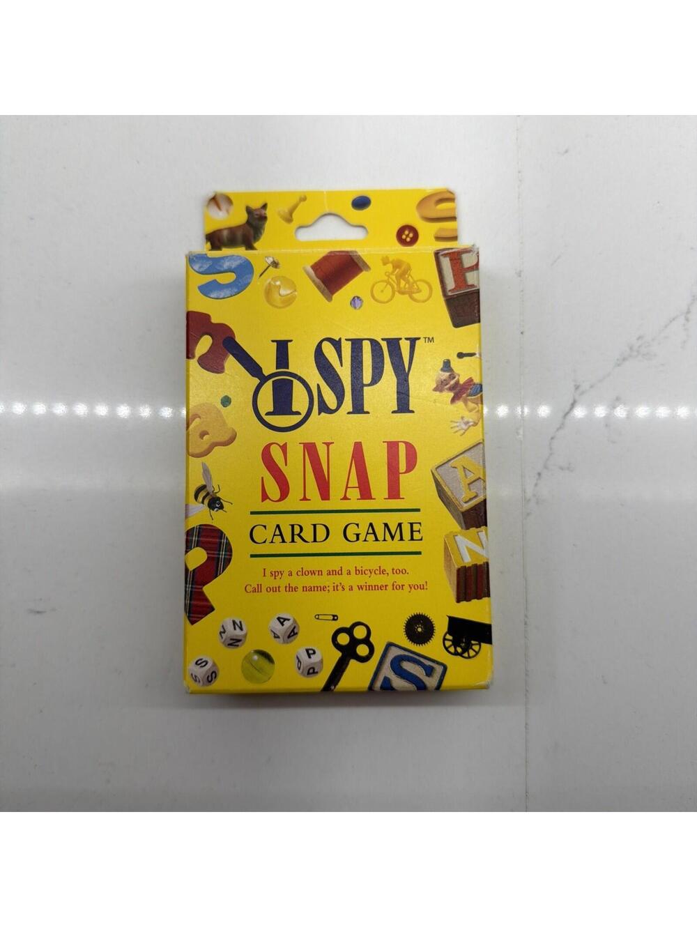 I Spy Snap Card Game Matching Briarpatch 2004 Scholastic Ages 5+ Family Fun